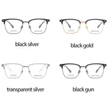 Pure Titanium Frame Glasses Full Rim Eye Glasses Spring Hinges Men Style Shortsighted Spectacles New Arrival Glasses
