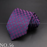 New Design Wedding Men Tie Purple Solid Striped Paisley Flower Neckties Men Business Dropshipping Groom Collar Accessories Gift