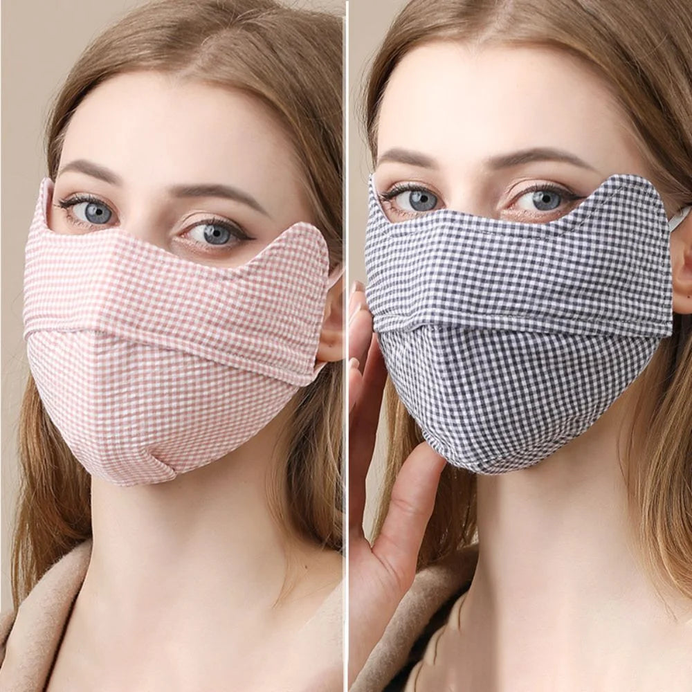 Fashion Breathable Warm Masks Pure Cotton Cold-proof Face Mask Thickened Windproof Mouth Cover Outdoor