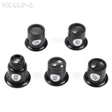 4/Set 3X 5X 10X 15X 20X Eyeglass Magnifier Eye Loupe Lens Portable Eyepiece Process Operation for Watchmaker Watch Repair Tools
