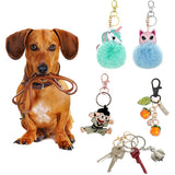 100PCS Swivel Clasps Lanyard Snap Hooks with Key Rings Key Chain Clip Hooks Lobster Claw Clasps for Keychains Jewelry DIY Crafts