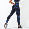 Tie-dye yoga clothing set, sports bra, intimates, yoga pants, non-falling sports tights, peach butt lifting line