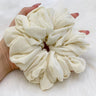 Elastics Chiffon Hair Band Solid Color Big Circle Scrunchies for Women Girl Ponytail Holder Hair Rope Hairband Hair Accessoires