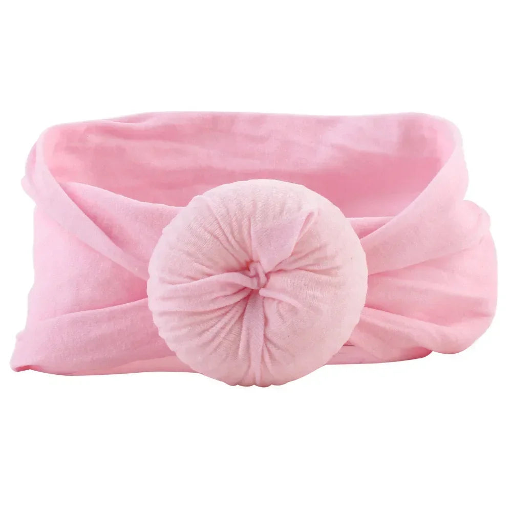Baby Headband Newborn Girl Headbands Infant Turban Toddler Hair Accessories Nylon Cotton Headwrap Hair Band Cute Kawaii Soft
