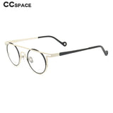 55266 Pure Titanium Glasses Frame Men Round Punk Eyewear 2022 New Male Classic Full Optical Prescription Eyeglasses Frames