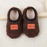 Autumn Winter Baby Slippers Toddler Plush Floor Sock Shoes Boy Girl Children Soft Anti-slip Walking Shoes Indoor Home Kids Shoes