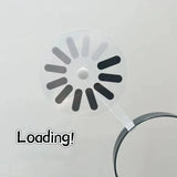 Brain Loading Hair Band Hairpin Women Funny Rotatable Simple Cute Headband Festival Party Decoration Prank Hair Accessories
