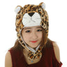 Cute Cosplay Costume Green Headgear Female Beanie Caps Cartoon Winter Autumn Hats Plush Hat Big Frog Eyes Hat Rabbit Bunny Ears