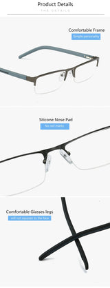 Titanium Alloy Frame Presbyopic Glasses Women Far Sight Eyeglasses Finished Optical Business Reading Eyewear Diopter +1.0 TO+4.0