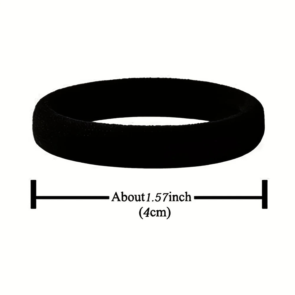 Elastic towel headband Korean version headband seamless rubber band tied hair for adults and women, simple accessories