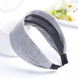 Wide brimmed headbands for women going out in Korea, fashionable and stylish facial wash headbands, hair clips, and ribbons