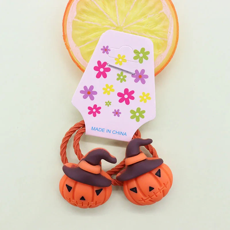 2 Pcs Lovely Little Chicken Children Elastics Hair Bands Hairpins Hair Clips Headwear Barrette Baby Girls Kids Hair Accessories