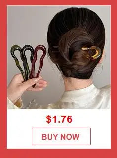 Retro S Shape Ponytail Twist Hair Clips New Fashion Multi-colour Twisted Hollow Out Shark Clips Headdress Hair Accessories Gift