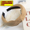 New Flower Headbands For Women Hair Hoop Knot Turban Headband Elastic Hairband Hair Accessories for Girls No Slip Stay