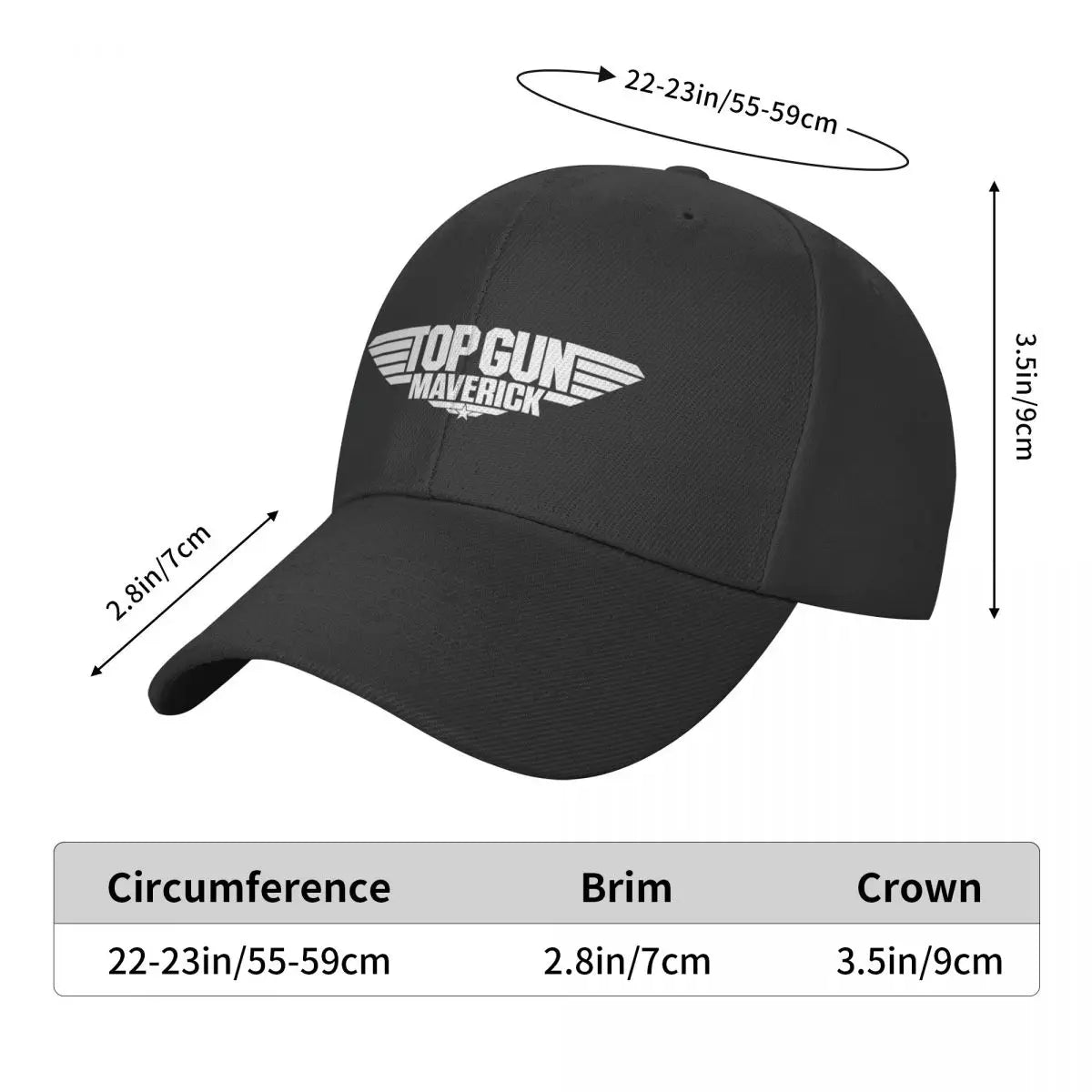 Custom Personalized Top Gun Maverick Baseball Cap Men Women Adjustable Tom Cruise Movie Trucker Hat Outdoor