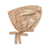 Modal Satin Hijab Cap Islam Undercap With Tie Bonnet Instant Hijabs For Women Plain Muslim Turban Bandana Handkerchief