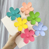 Large Flower Claw Clips For Women Fashion Hair Claw Hair Clamps Girls Matte Hairpins Sweet Headwear Barrette Hair Accessories