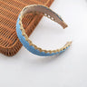 Fashion Headband Women Hair Bands Broadside Wool Raffia Cross Knot Headbands Girls Hair Band Hair Accessories Headwear