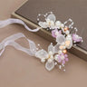 Elegant Girls Headband Lmitated Pearl Hair Headdress Baby Girls Flower Wreath Bride Garland Head Hoop Wedding Headbands Hair