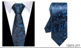 100% Silk Brand Purple Tie Men Necktie High Quality Mix Colors Silk 7.5 cm Gravatas Accessories Wedding April Fool's Day