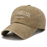 New green baseball cap female street wash letter thorn soft top embroidered duck hat male spring summer visor hat