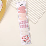 10Pcs/set 2.2'' Printed Embroidery Waterdrop Shape Hair Clips For Cute Girls BB Hairpin Barrettes Headwear Kids Hair Accessories