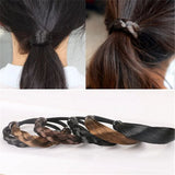 Wig Braided Rubber Band Elastic Hair Rope Tie Head Hair Ring Wig Braid Fixed Hairstyle Elastic Band Extension Ponytail Holder