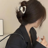 2023 New Fashion Metal Geometric Hair Claw Clip Trendy Hair Clips Hair Clamps Hairpins Party Hair Accessories For Women Headwear