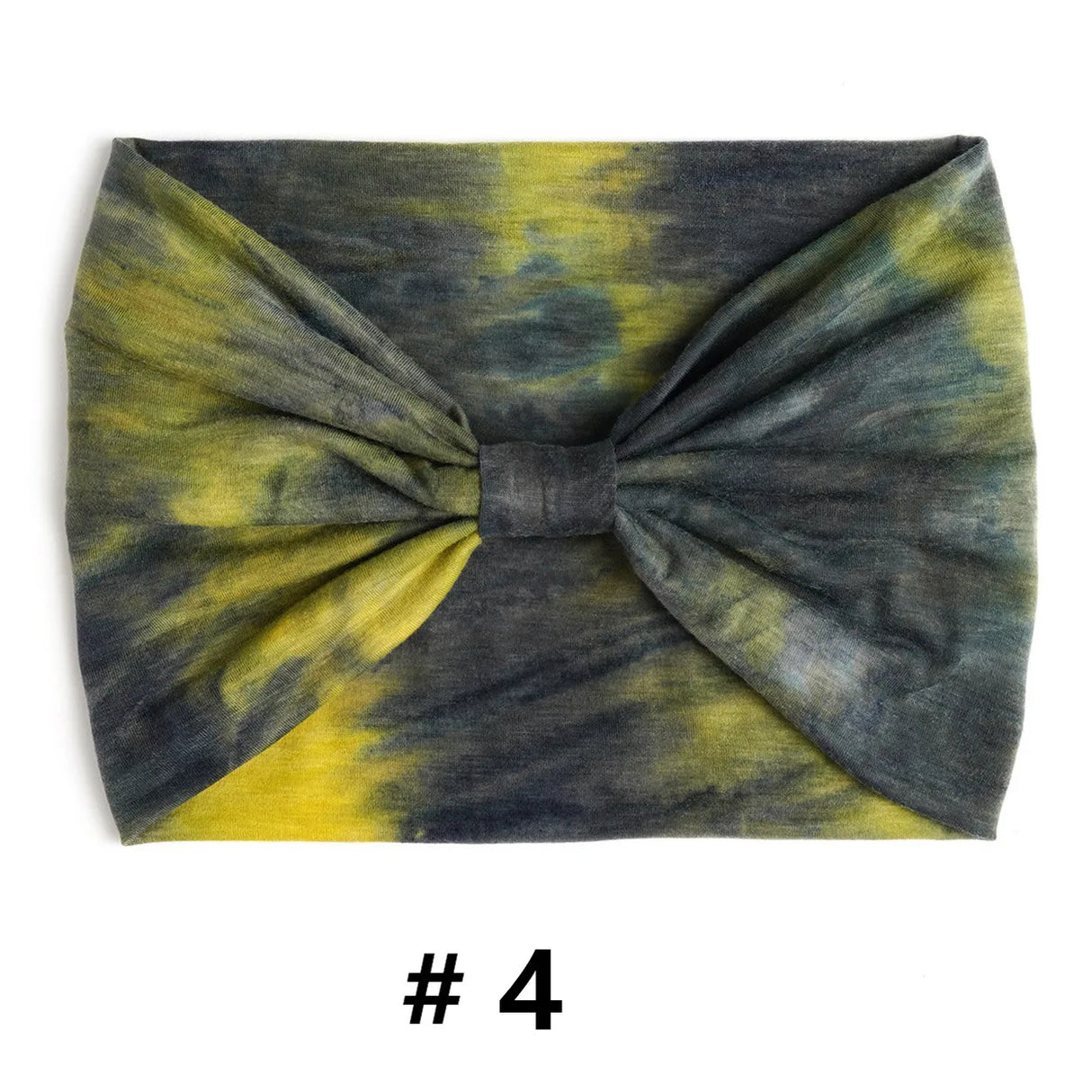 Tie Dye Headbands for Women Wide Turban Headwrap Knotted Vintage Hairbands Cotton Bandanas Bandage Headscarf Hair Accessories