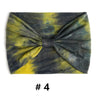 Tie Dye Headbands for Women Wide Turban Headwrap Knotted Vintage Hairbands Cotton Bandanas Bandage Headscarf Hair Accessories
