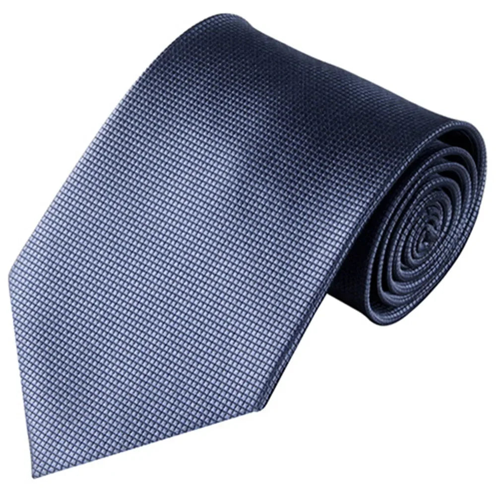 Fashion Men's Tie Business Wedding Gifts Accessories Mens Silk Tie Solid Neck Ties Man Black Blue Red White Necktie for Men