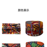 Boho Headbands For Women Fashion Wide Headscarf Bohemian Yoga  Workout Head Bands Hair Accessories Band