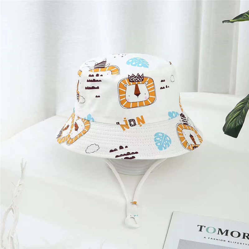 Summer Panama Baby Girls Hat Autumn Cartoon Boys Fisherman Hat Baby Sun Hat Outdoor UV Bucket Hat for Kids Toddler Bonnets