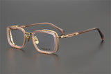Exquisite Titanium Handmade Glasses Frame Mens Women Retro Square Spectacle Frames Eyeglasses Japanese Design Oval Round Eyewear