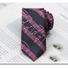 5cm Musical Note Printed Tie College Students Narrow Neckties Leopard Check Performance Ties For Men Daily Neckwear Gravata Gift