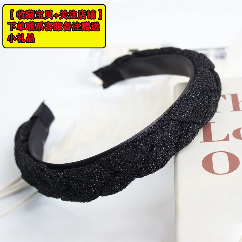 New Flower Headbands For Women Hair Hoop Knot Turban Headband Elastic Hairband Hair Accessories for Girls No Slip Stay