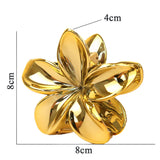 1-4Pcs Fashion Flower Hair Claw Clips for Women Gold Silver Color Large Hairpins Ponytail Shark Clip Headdress Hair Accessories