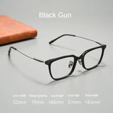High Quality Luxury Glasses Ultra Light Pure Titanium Men's Eyeglass Frames High-Quality Acetate Prescription Eyeglass Frames