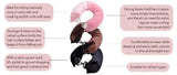 Heatless Hair Curler Satin Sleeping Cap Set No Heat Hair Rollers Curling Rod Headband Soft Curlers Lazy Curls Bonnet Night Hat