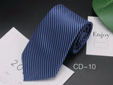 New Classic Blue Black Ties for Men Silk Mens Neckties for Wedding Party Business Adult Neck Tie Casual Solid Tie