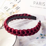 Braided Headband Women Girls Elastic Hairbands Non-slip Fashion Weaving Hair Hoop Bands Female Bezel Hair Accessories Headwear