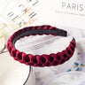 Braided Headband Women Girls Elastic Hairbands Non-slip Fashion Weaving Hair Hoop Bands Female Bezel Hair Accessories Headwear