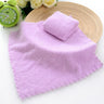 Coral Velvet Face Towel Microfiber Absorbent High-density Square Hand Towel Cleaning Wipes Quick Dry Clean Handkerchief Supplies
