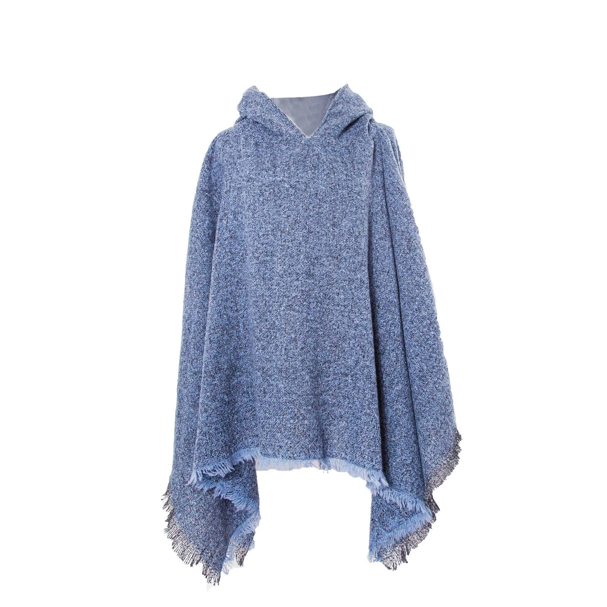 Fashion Autumn/Winter Knitted Hooded Cape Solid Colour Pullover Cape Warm Scarf Top Women Fashion Blouse 2023 T Shirt For Women