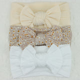 3Pcs/Set Baby Girl Headbands Lot Bows Baby Headband Newborn Gift Elastic Hair Bands Children Turban Kids Infant Hair Accessories