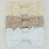 3Pcs/Set Baby Girl Headbands Lot Bows Baby Headband Newborn Gift Elastic Hair Bands Children Turban Kids Infant Hair Accessories