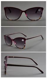 Men Women Fashion Reading Sunglasses Gray Lens Presbyopia Far-sighted Eyeglasses With Diopters Unisex +1.0+1.5+2.0+2.5+3.0