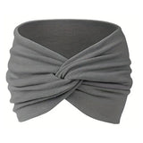 Women Sport Headbands African Wide Hair Wrap Turban Twist Headband for Women Workout Stretch Non-slip Sweatband Hairbands