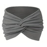 Women Sport Headbands African Wide Hair Wrap Turban Twist Headband for Women Workout Stretch Non-slip Sweatband Hairbands