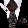 Men Neckties Tie Classic Handkerchiefs Plaid Necktie Cufflinks For Men Blouse Business Wedding Accessories Woman Collar Man Gift